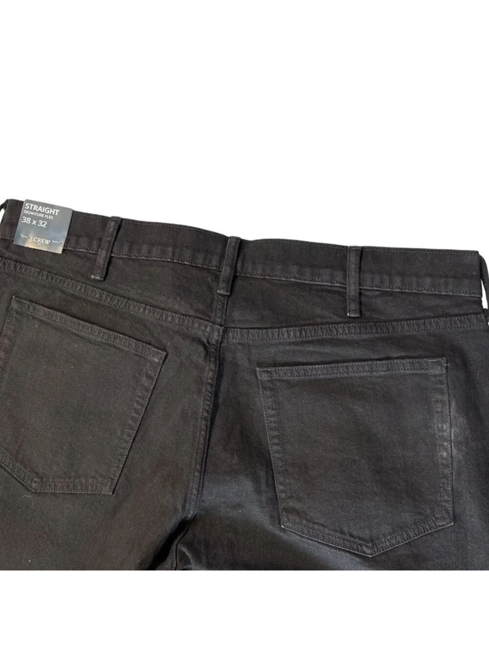 J Crew Mens Straight Fit Signature Flex Jeans~Size 38x32~Dark Shadow NWT L4 13